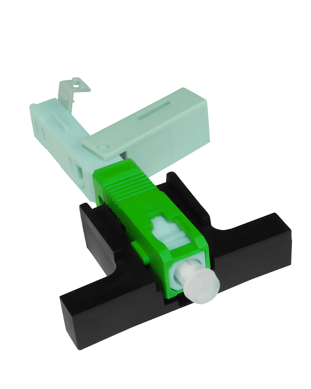 Conector Optico Fast SC/APC - Trava Click 3 Posições