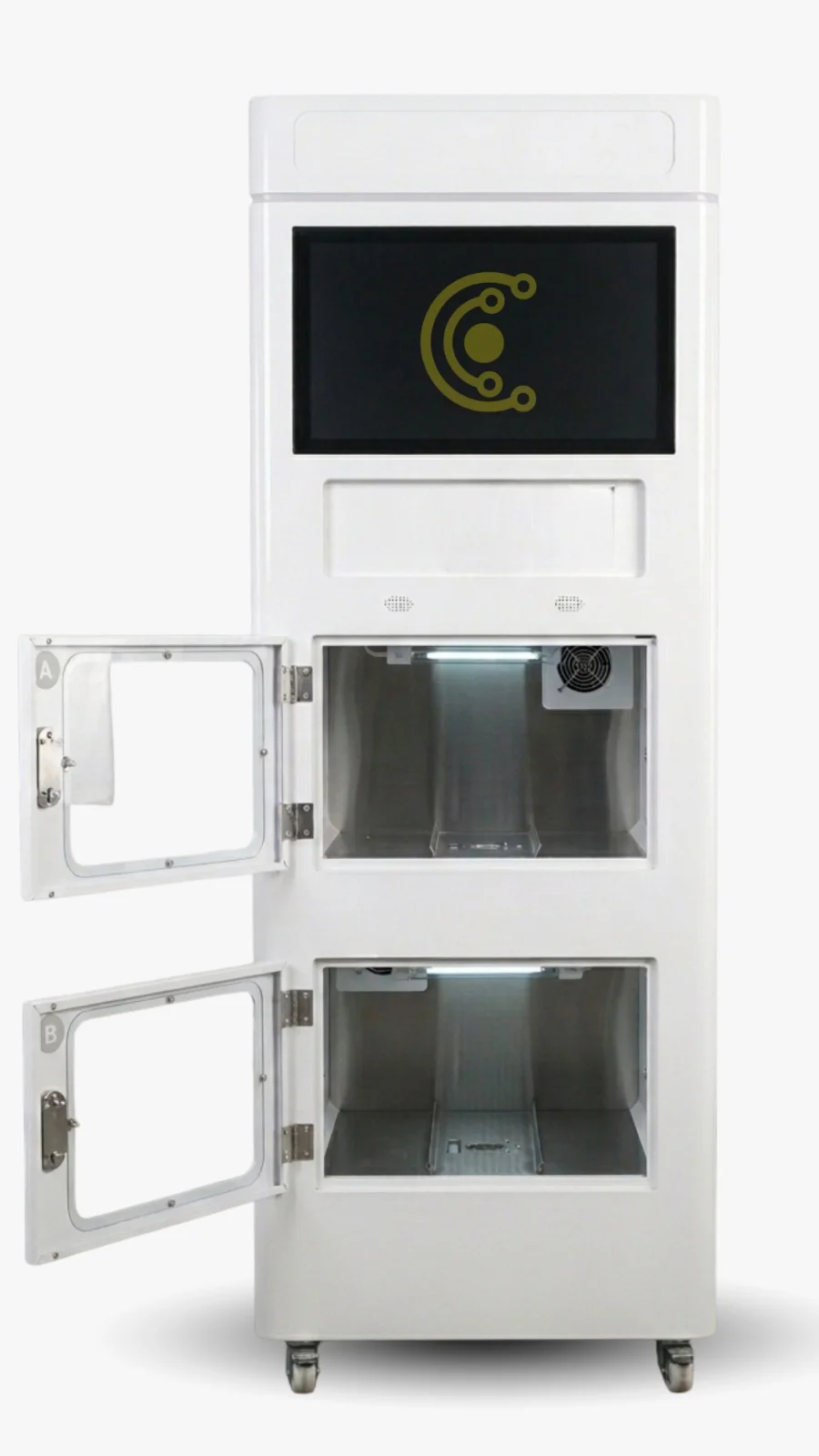 Máquina de higienizar capacetes amarelo pequeno CL-Double